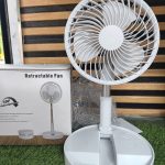 Retractable Rechargeable Table Fan